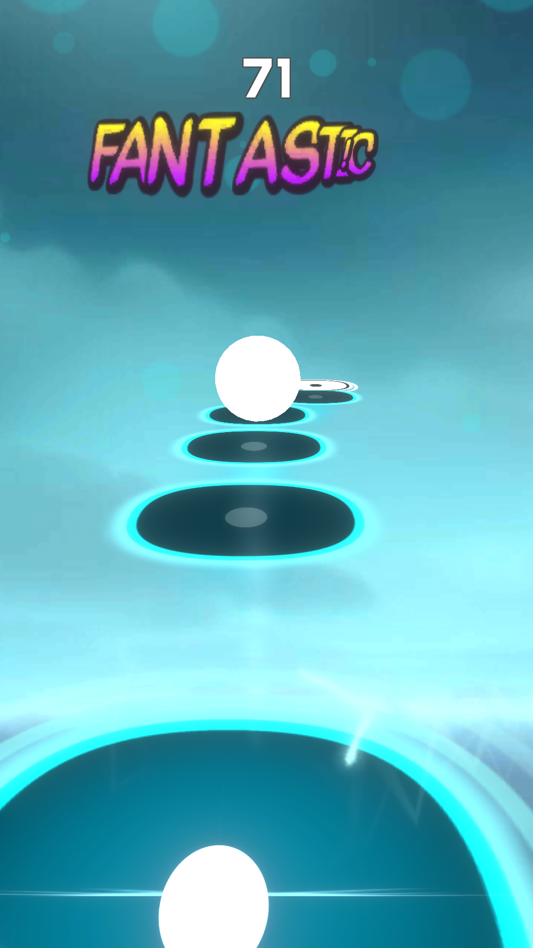 Screenshot 2 of Windy Ball Jump on Cloudy Sky 