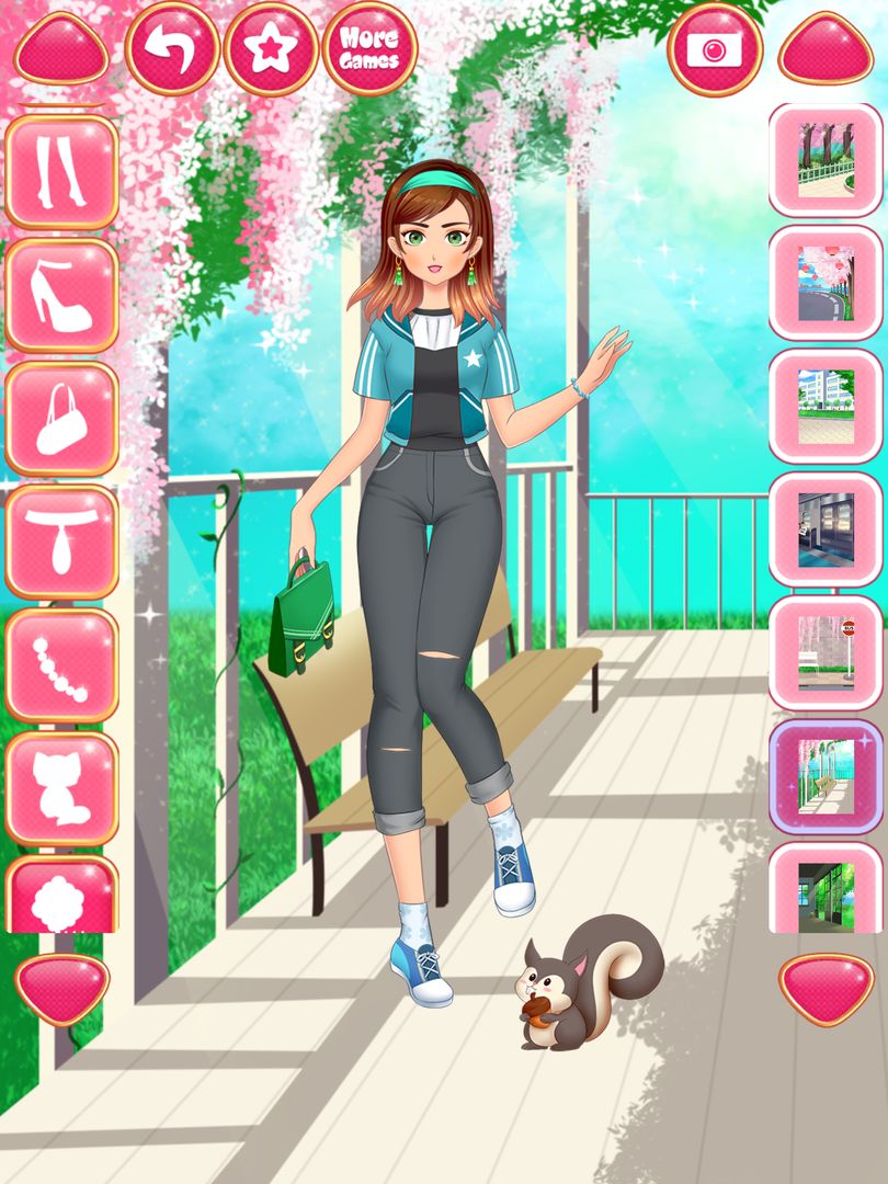 Screenshot of Anime Girls Dress up Games