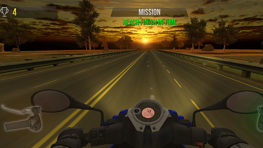 Motor Simulator On Extreme Race 게임 스크린 샷