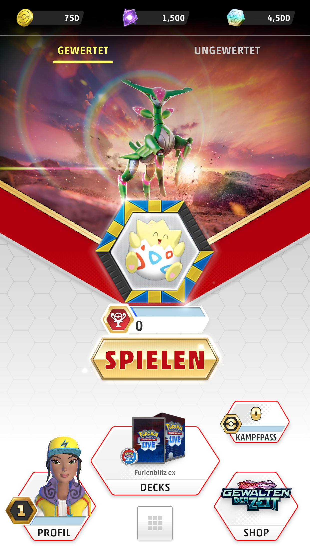 Screenshot 1 of Pokémon-Sammelkartenspiel-Live 1.13.0