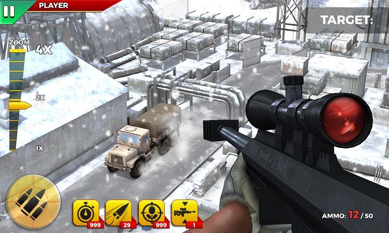 Screenshot 1 of ခေတ်သစ်ကမ္ဘာ - Elite American Sniper 3D 1.3