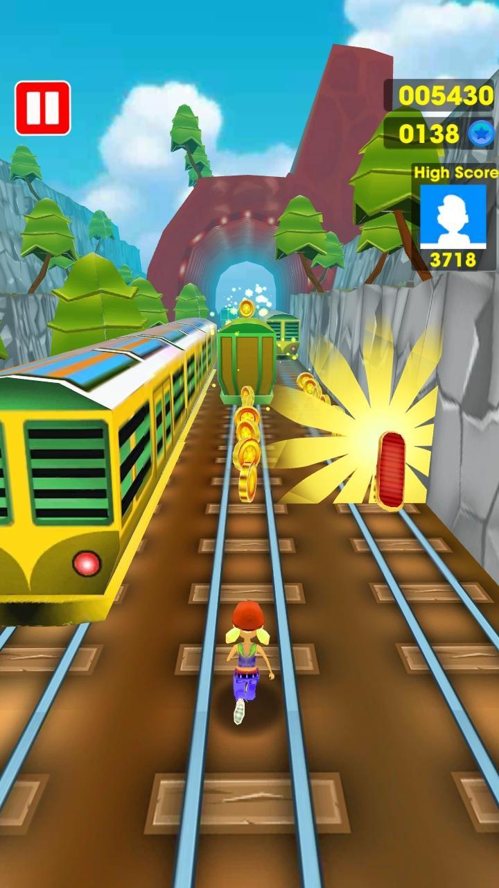 Screenshot of Subway Train - Surfing Runner 3D