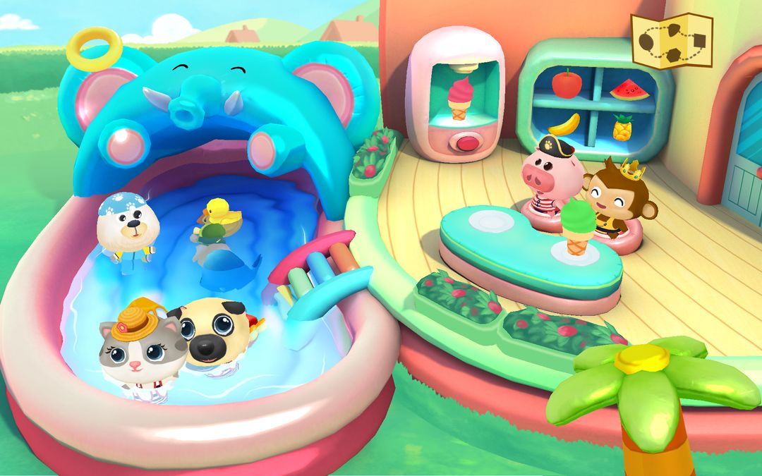 Dr. Panda's Swimming Pool ภาพหน้าจอเกม