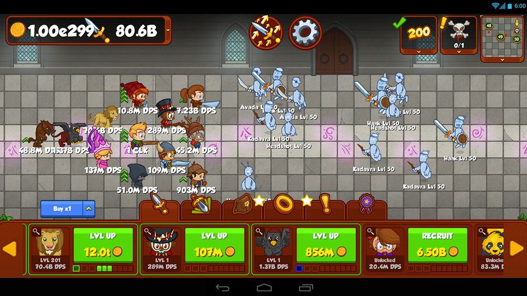 Crusaders of the Lost Idols screenshot game
