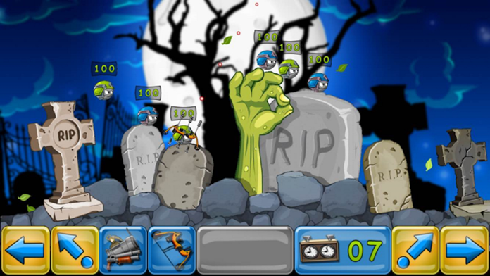 Warling Worms: Armageddon Game Screenshot