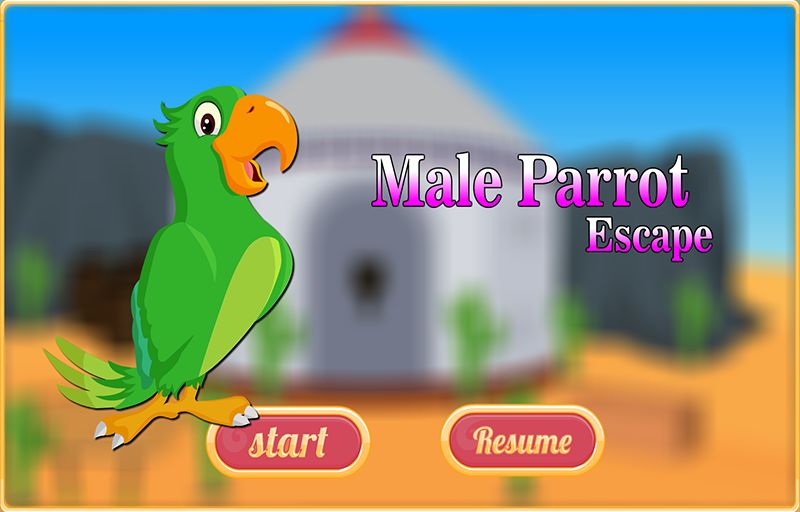 Screenshot of Free New Escape Game 33 Male Parrot Escape