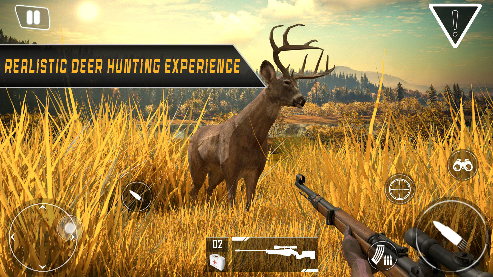 Captura de Tela do Jogo Deerhunt - Deer Sniper Hunting