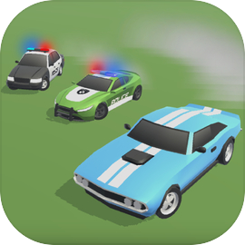 Police car chase drift endless