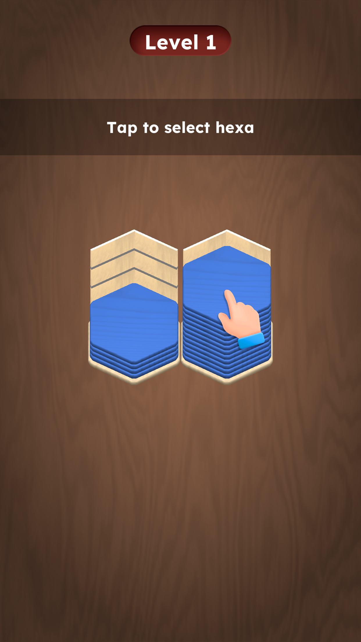 Cuplikan Layar Game Wood Hexa Sort - Color Match