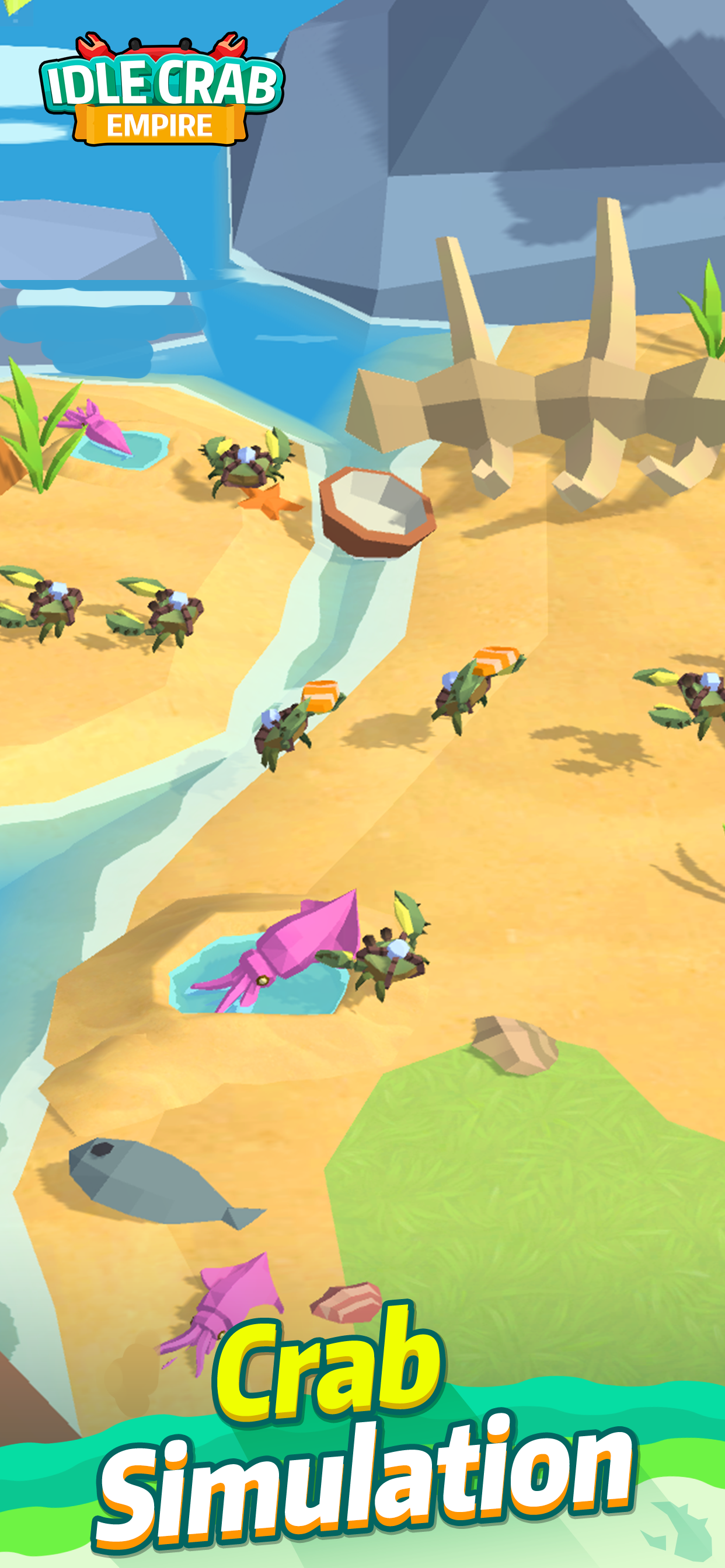 Idle Crab Empire Game Screenshot