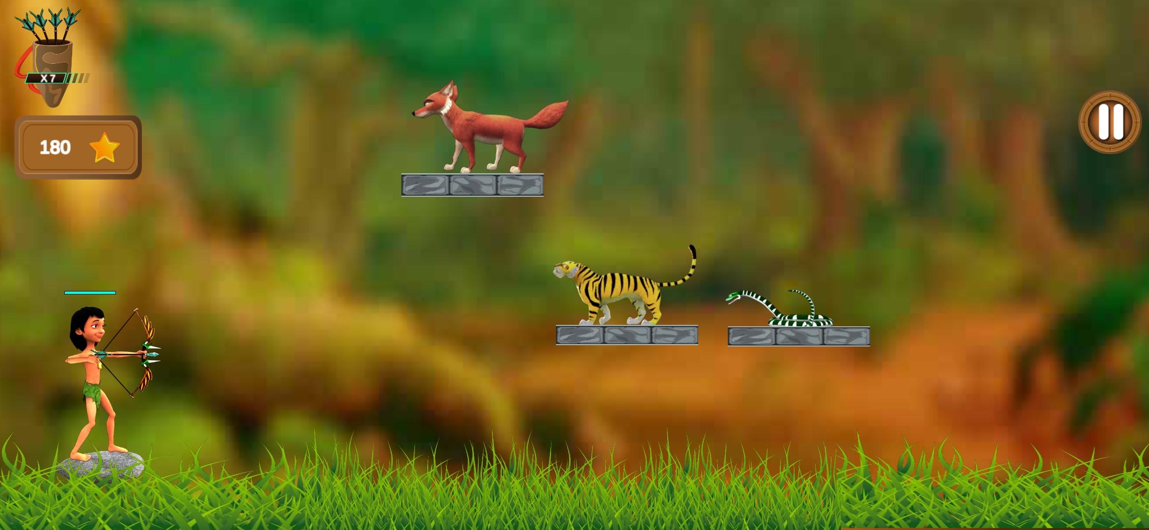 Mowgli Archer Hero Game Screenshot