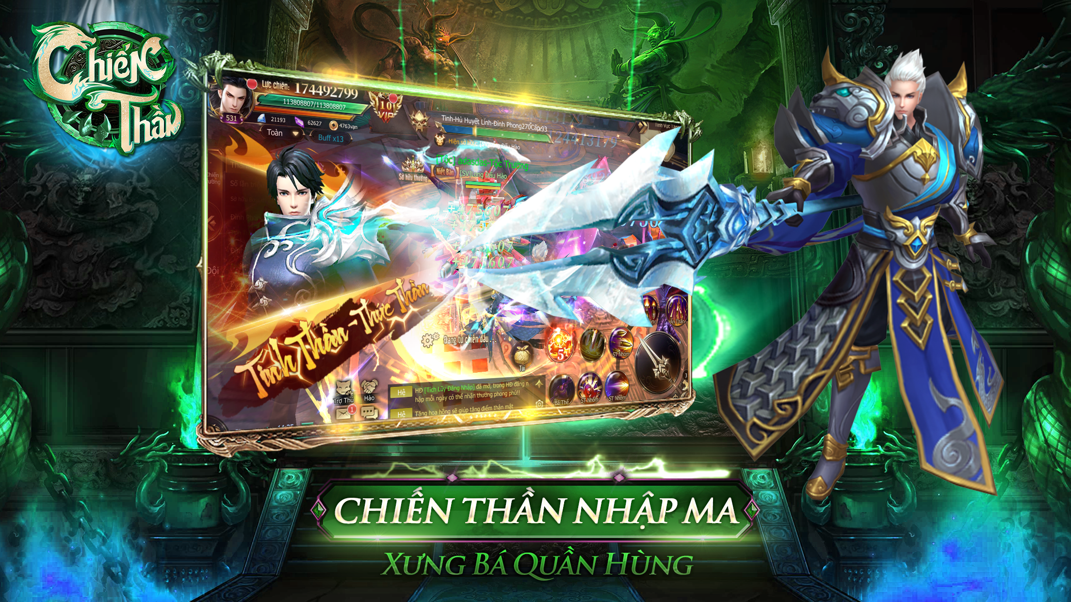 Chiến Thần Kỷ Nguyên: Nhập Ma Game Screenshot