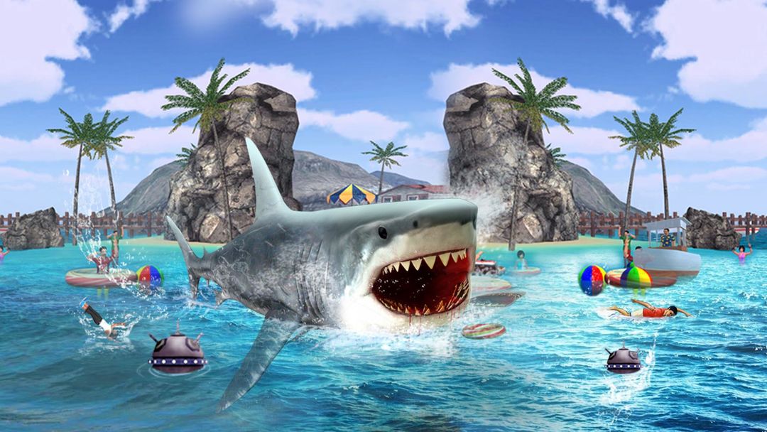 Shark Attack Wild Simulator 2019 게임 스크린 샷
