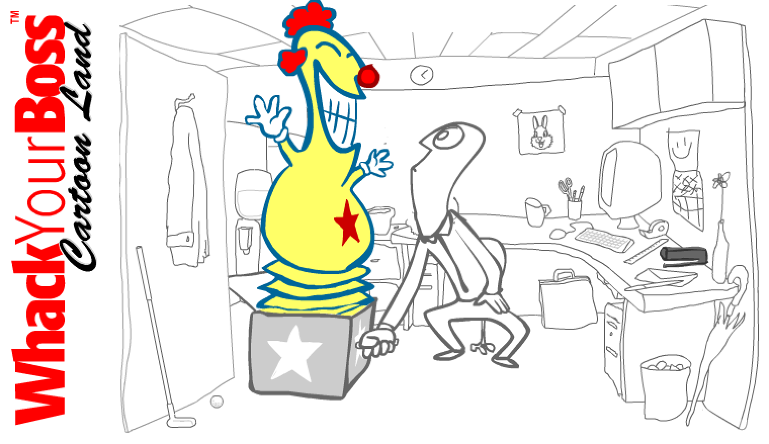 Whack Your Boss ~ Cartoon Land Game Screenshot