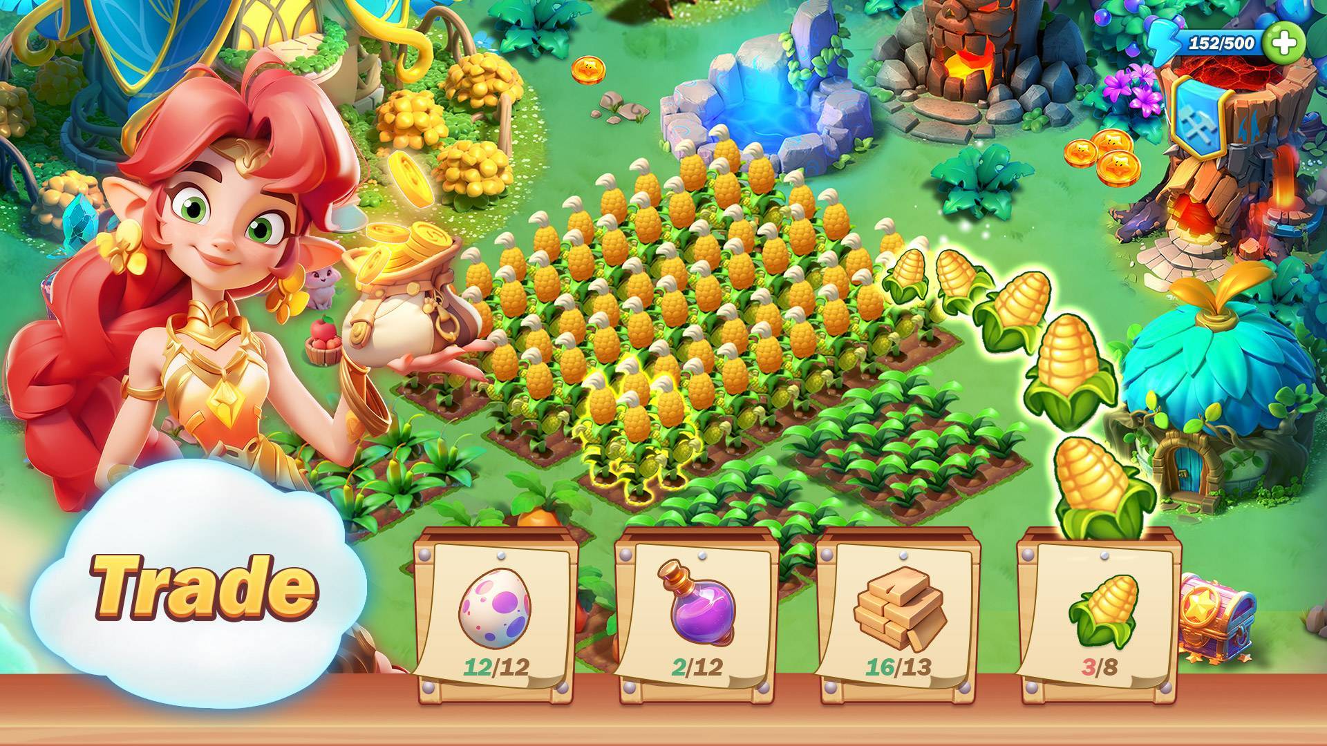 Screenshot of Pixie Island - Farming Game