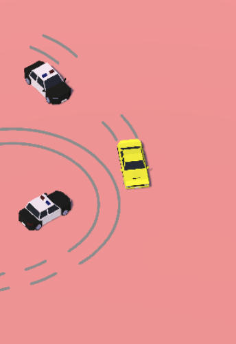 Car Pursuit Game Screenshot