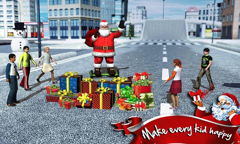 Hoverboard Rider 3D:Santa Xmas遊戲截圖