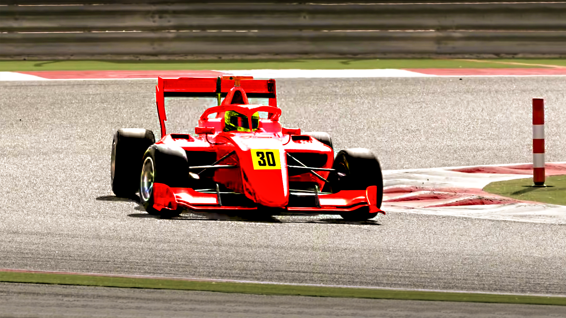 Screenshot of Formula racing car game 3d
