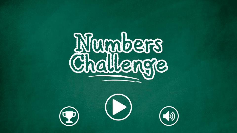 Numbers Challenge Game Screenshot