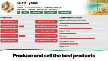 Gelato Tycoon Game Screenshot