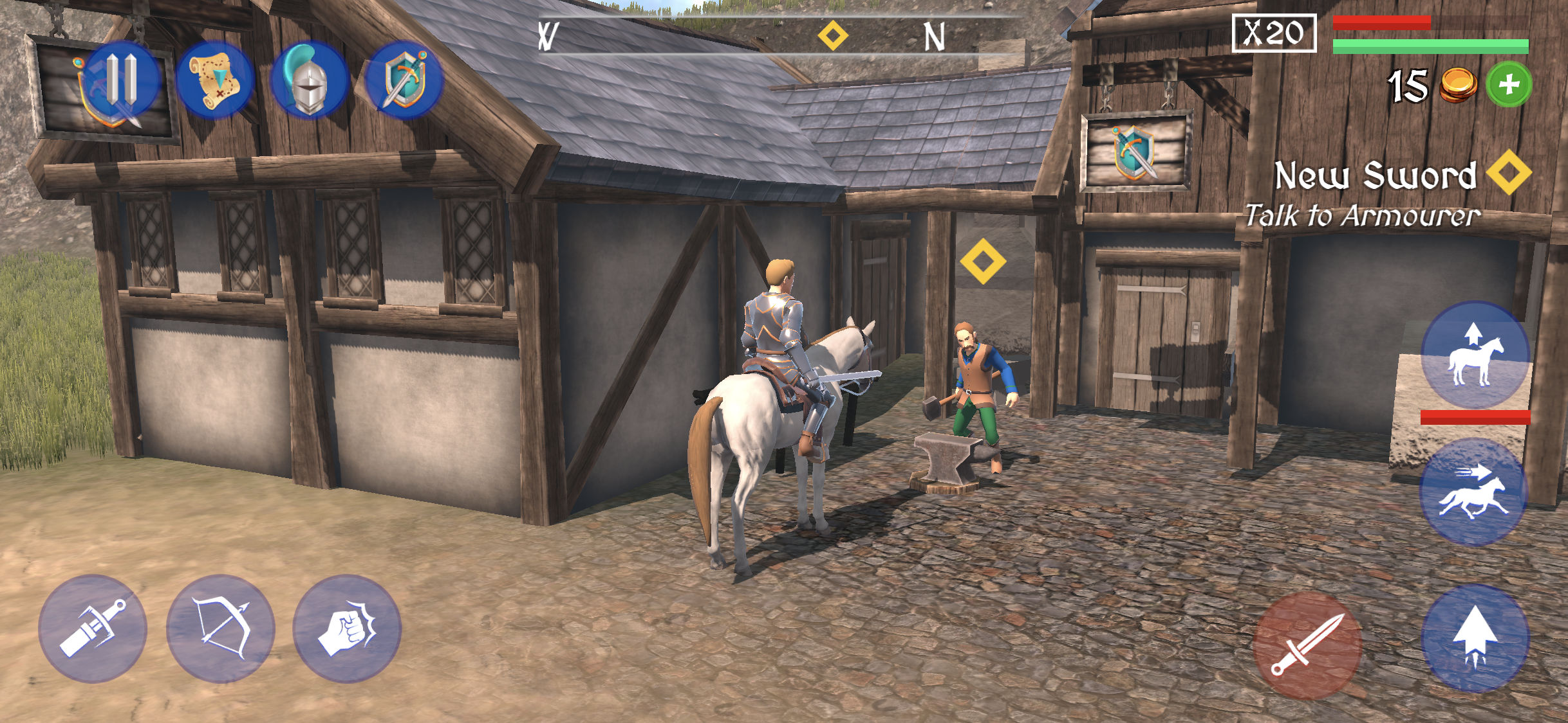 Screenshot of Knight RPG - Knight Simulator