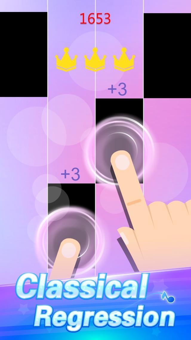 White Tiles 2 : Piano World Game Screenshot