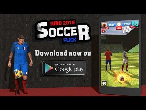 Screenshot of the video of Euro 2016 Soccer Flick
