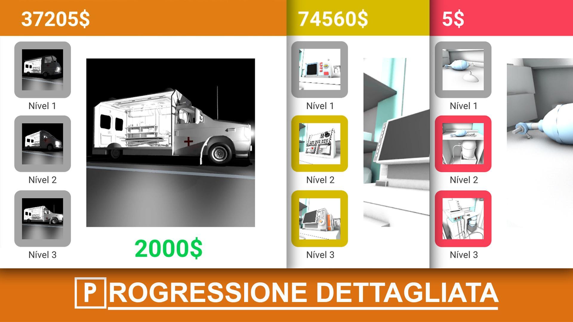 Captura de Tela do Jogo Ambulância : Simulador de SAMU