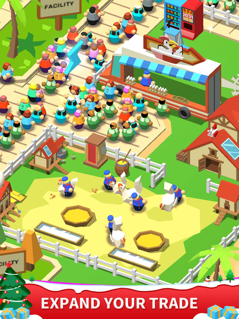 Idle Leisure Farm - Cash Click 게임 스크린 샷