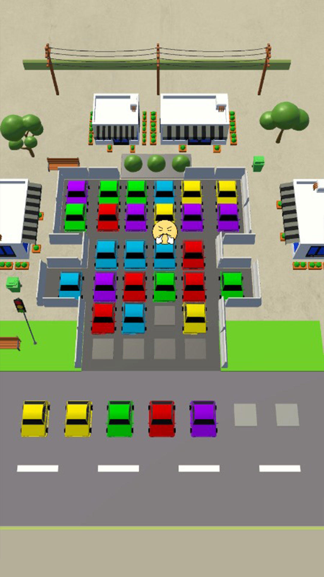 Triple Car Jam 3d Car Puzzle ภาพหน้าจอเกม