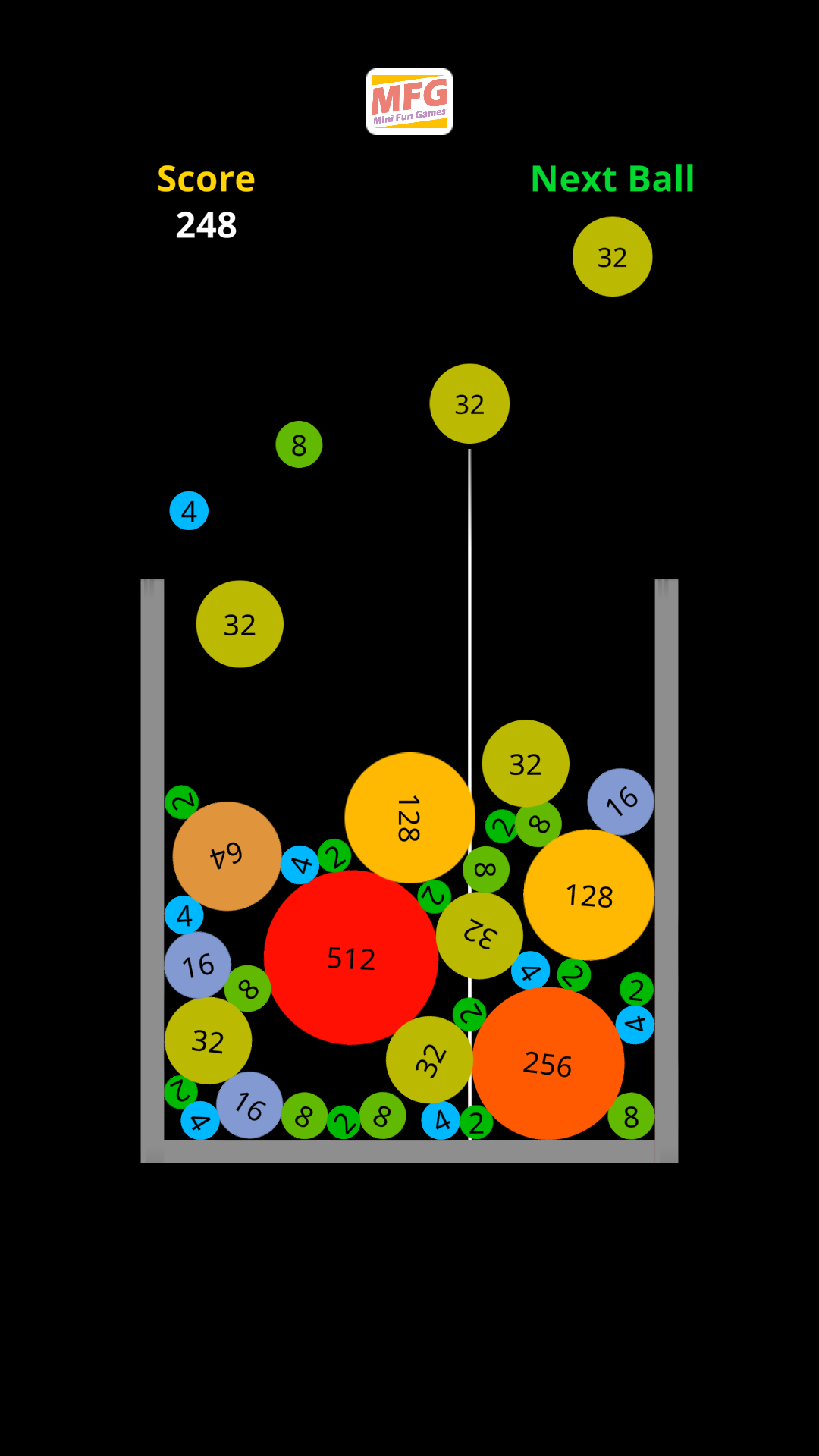 Suika Ball Game 게임 스크린샷