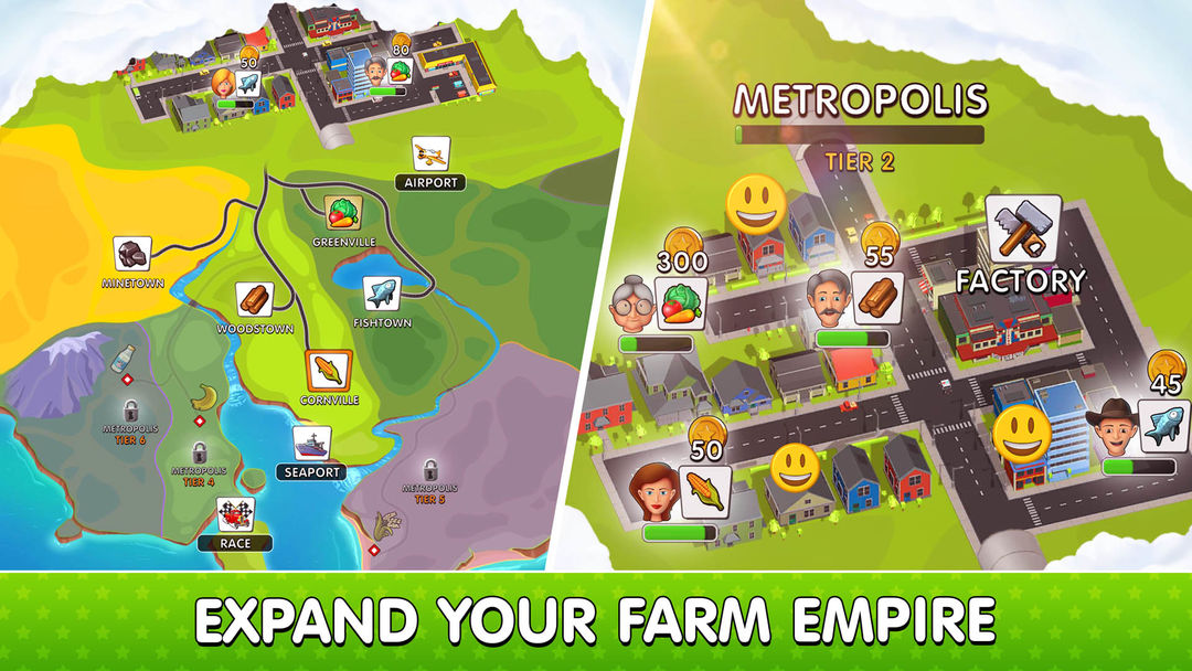 Idle Pocket Farming Tycoon screenshot game