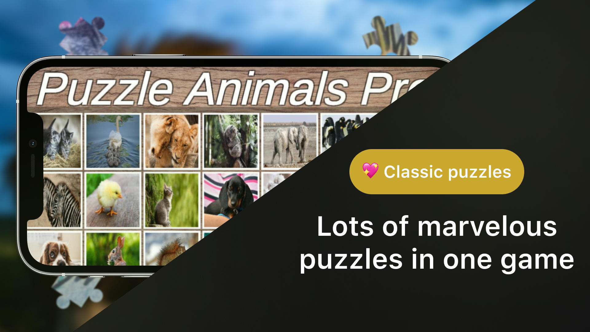 Jigsaw Puzzle Animal Pro ภาพหน้าจอเกม