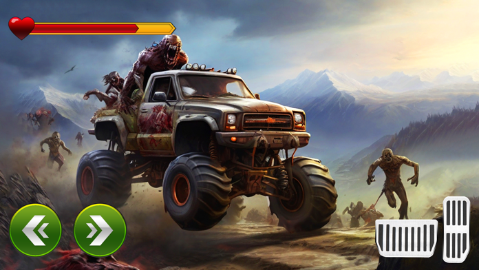 Zombie Survival Car Roadkill Game Screenshot