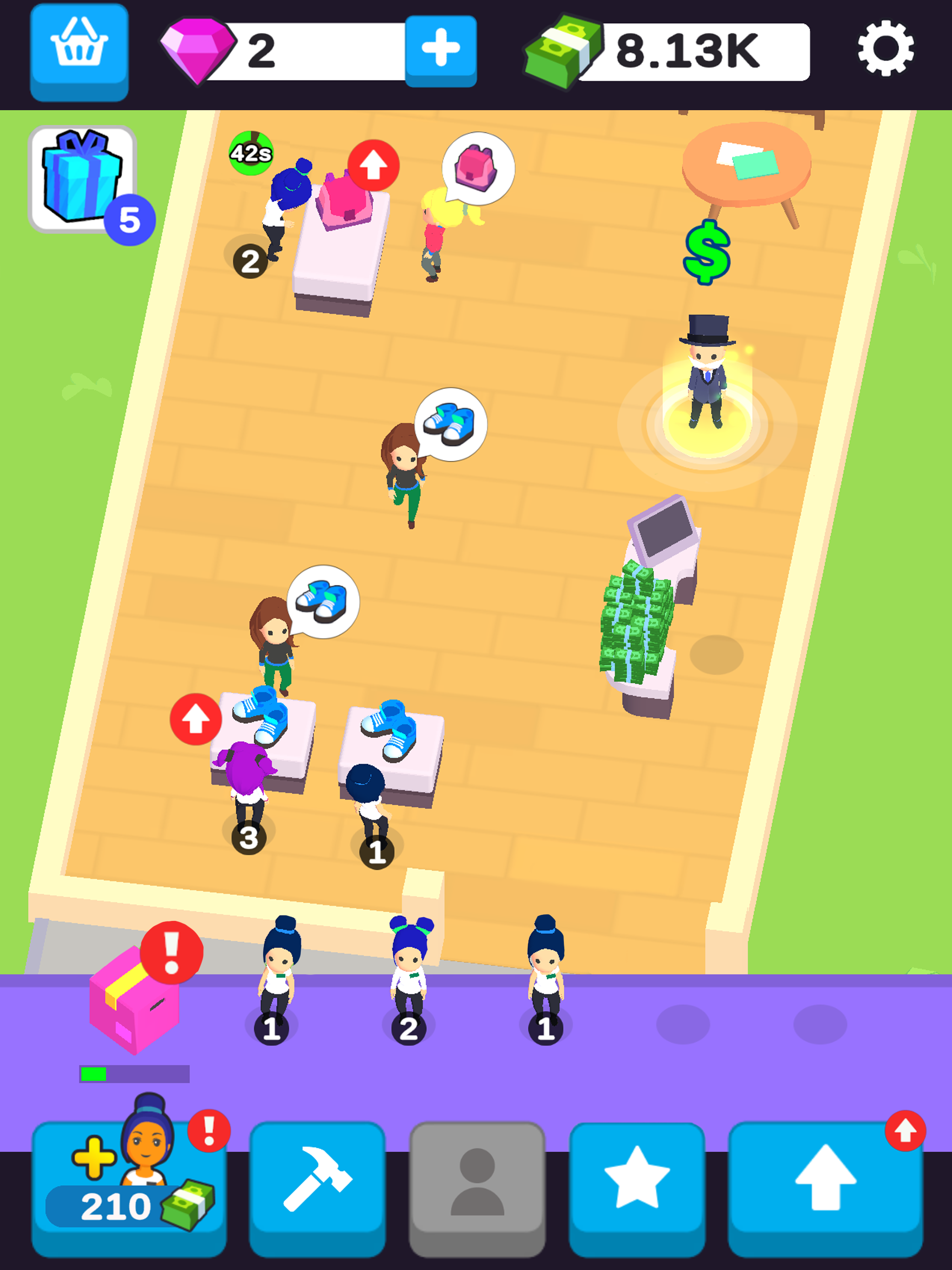 My Fashion Shop Game Screenshot