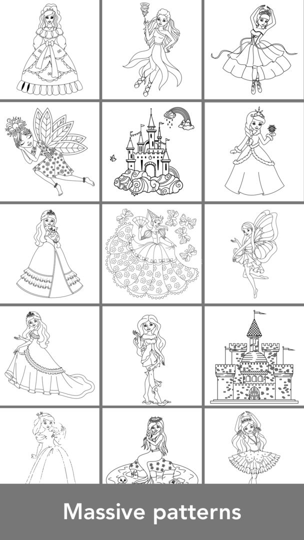 Princess Coloring Books ภาพหน้าจอเกม