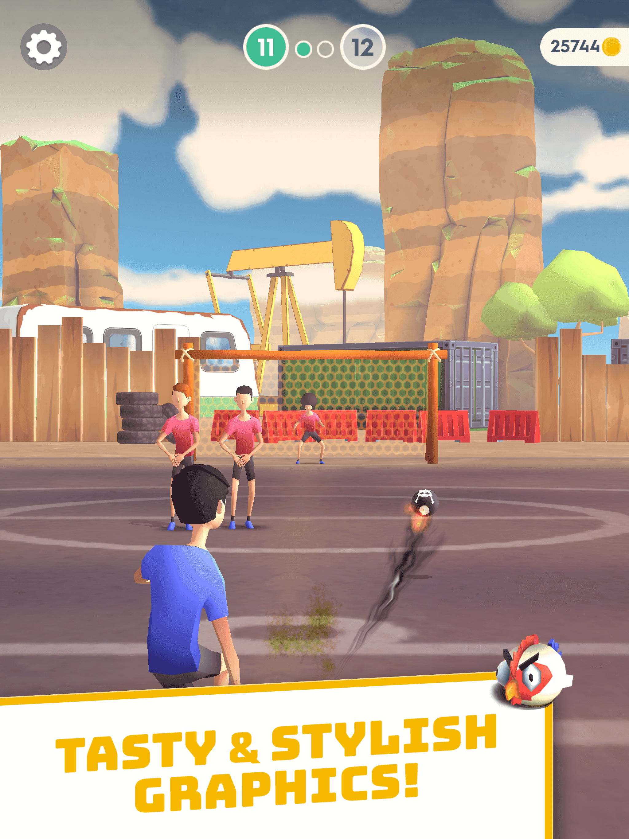 Flick Goal! Game Screenshot