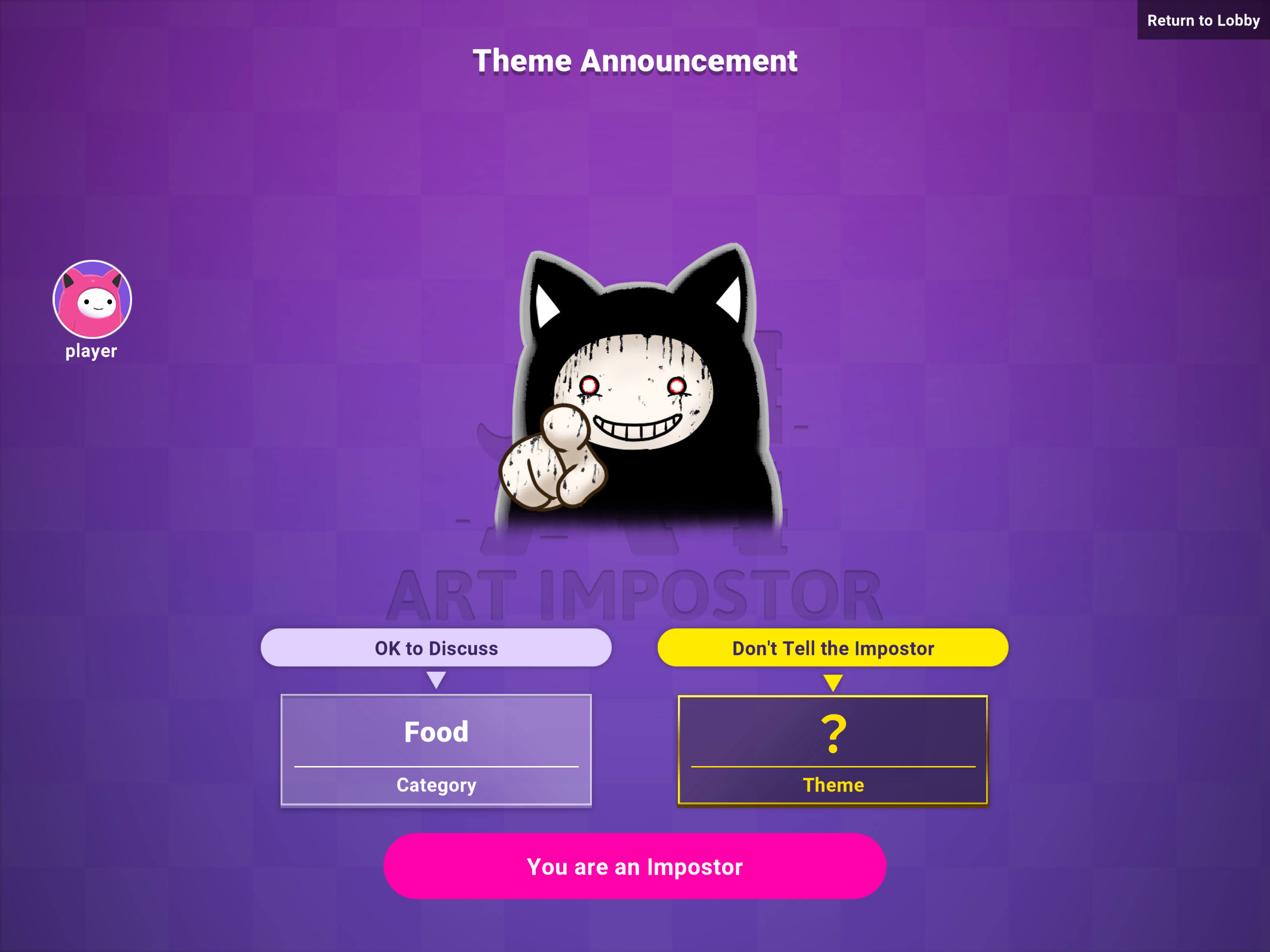Captura de Pantalla del Juego AI: Art Impostor