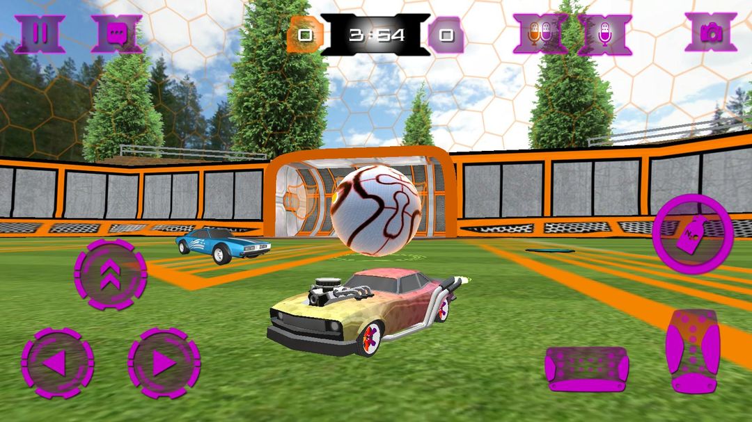 Screenshot of Super RocketBall - Car Soccer