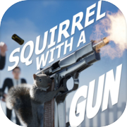 Eichhörnchen mit einer Waffe