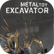 Metal Toy Excavator
