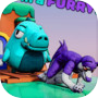 Icon of Dino running from a FURRY: GAMESFORFARM