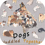 Dogs Huddled Together ឆ្កែញុាំជាមួយគ្នា