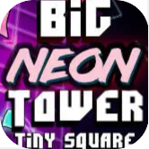 Big NEON Tower VS Tiny Square by EvilObjective