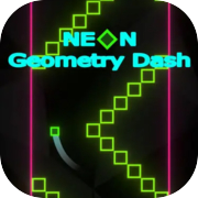 Neon-Geometrie-Dash