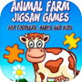 Animal Farm Jigsaw Games for Toddlers, Babys and Kids