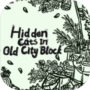 Gatos escondidos no bairro antigo da cidade