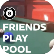 Friends Play Pool