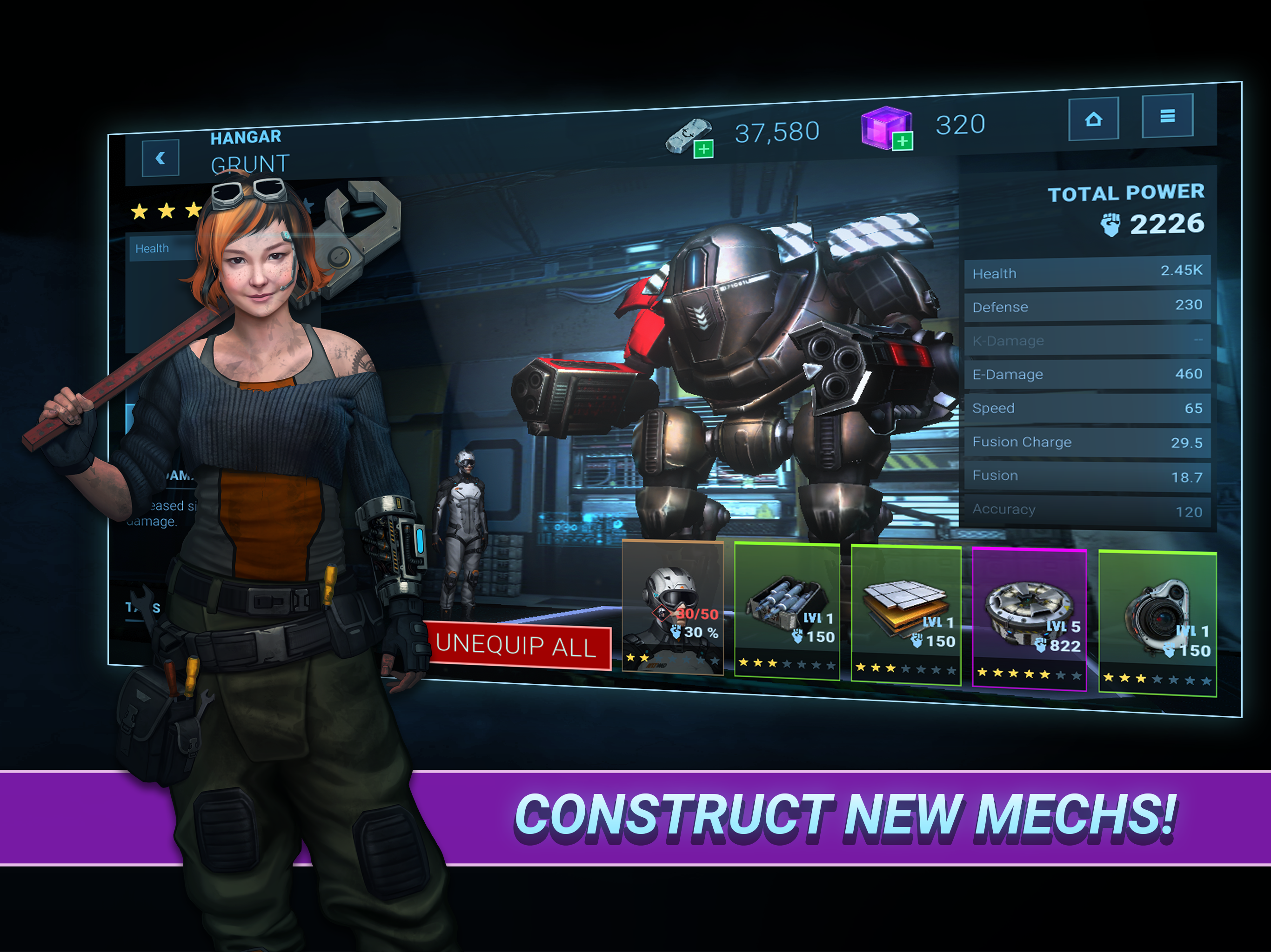 Скриншот игры Fusion Guards: AI Mech War