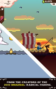 Ridiculous Fishing Game Screenshot